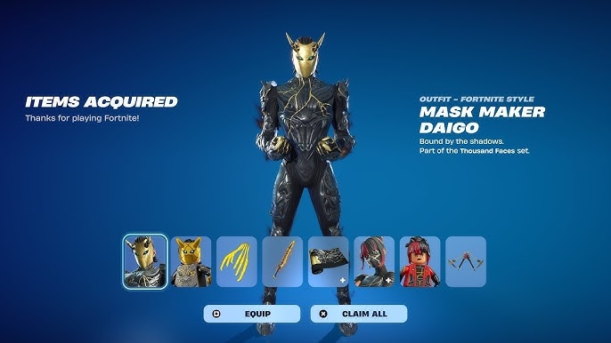 Mask Maker Daigo in Fortnite
