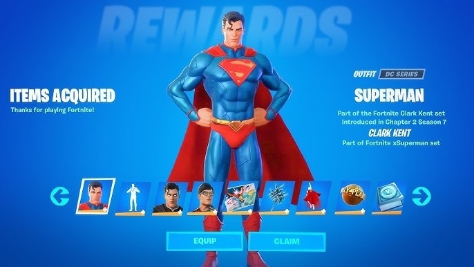 Superman in Fortnite