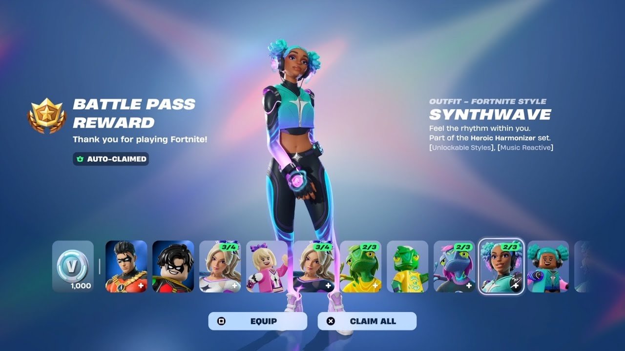 Synthwave in Fortnite