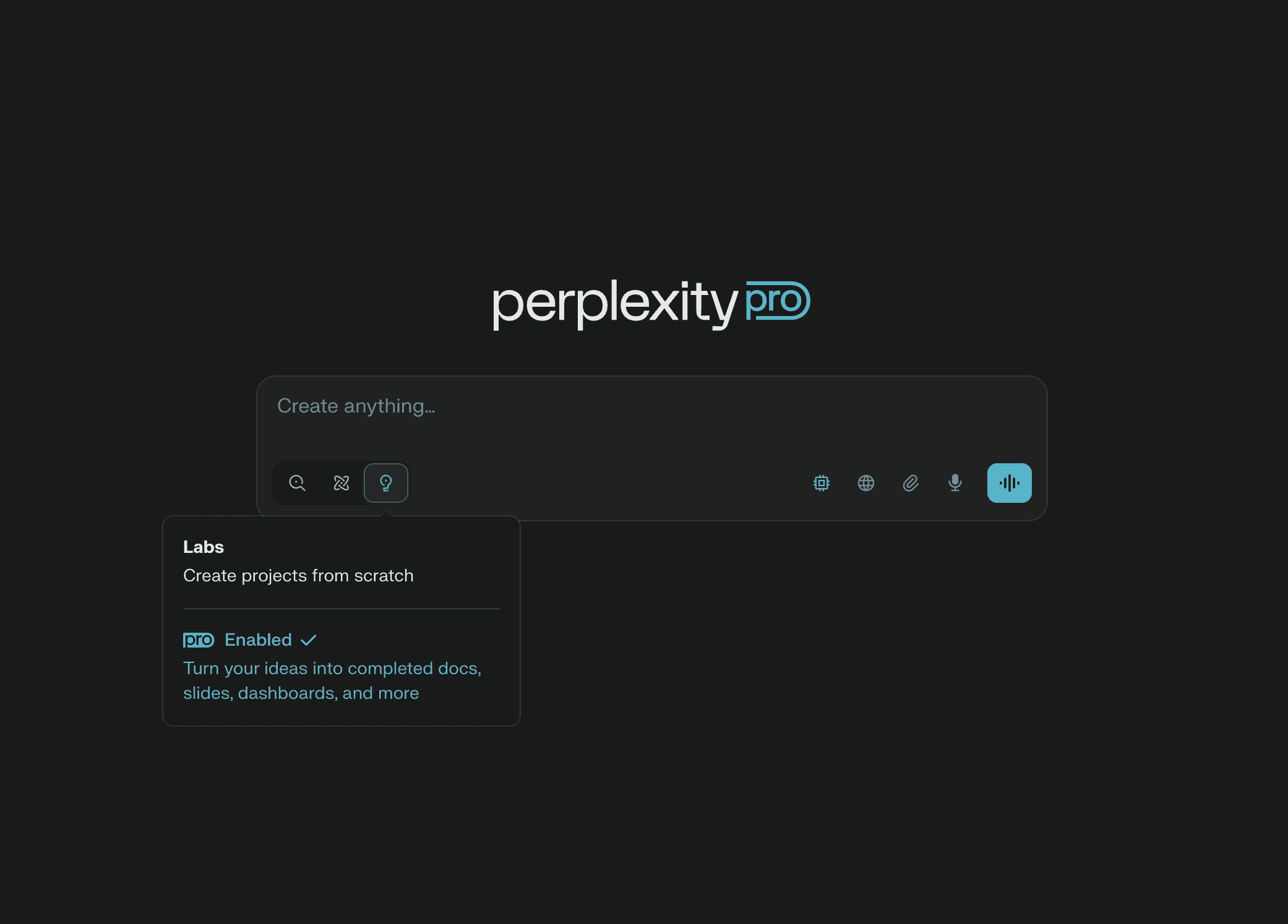 Perplexity Labs now builds reports, spreadsheets, dashboards, and mini-apps from simple prompts .