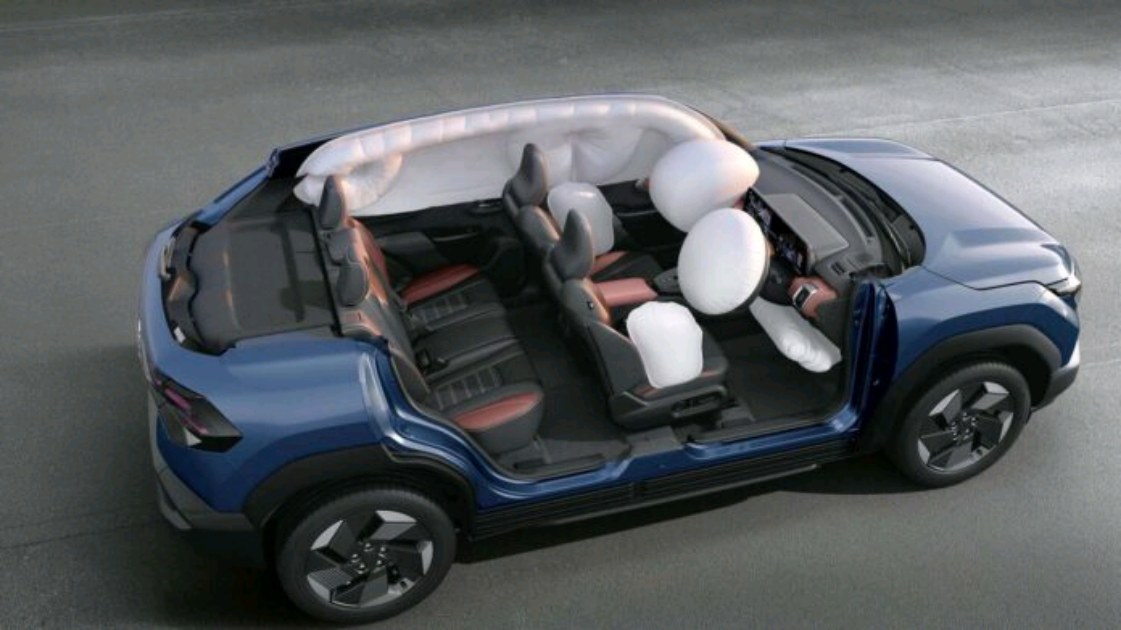 Maruti e Vitara interior cabin with airbags