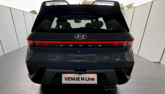 Hyundai Venue 2025 rear view