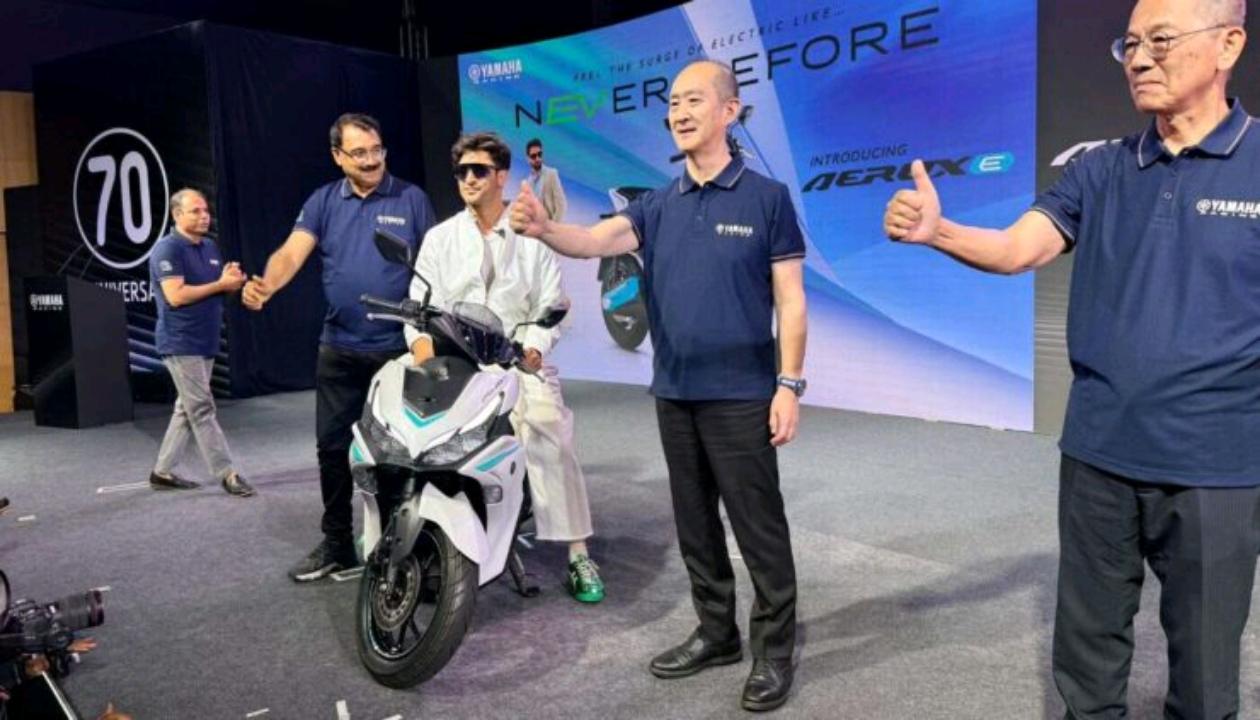 Yamaha Aerox-E launch event