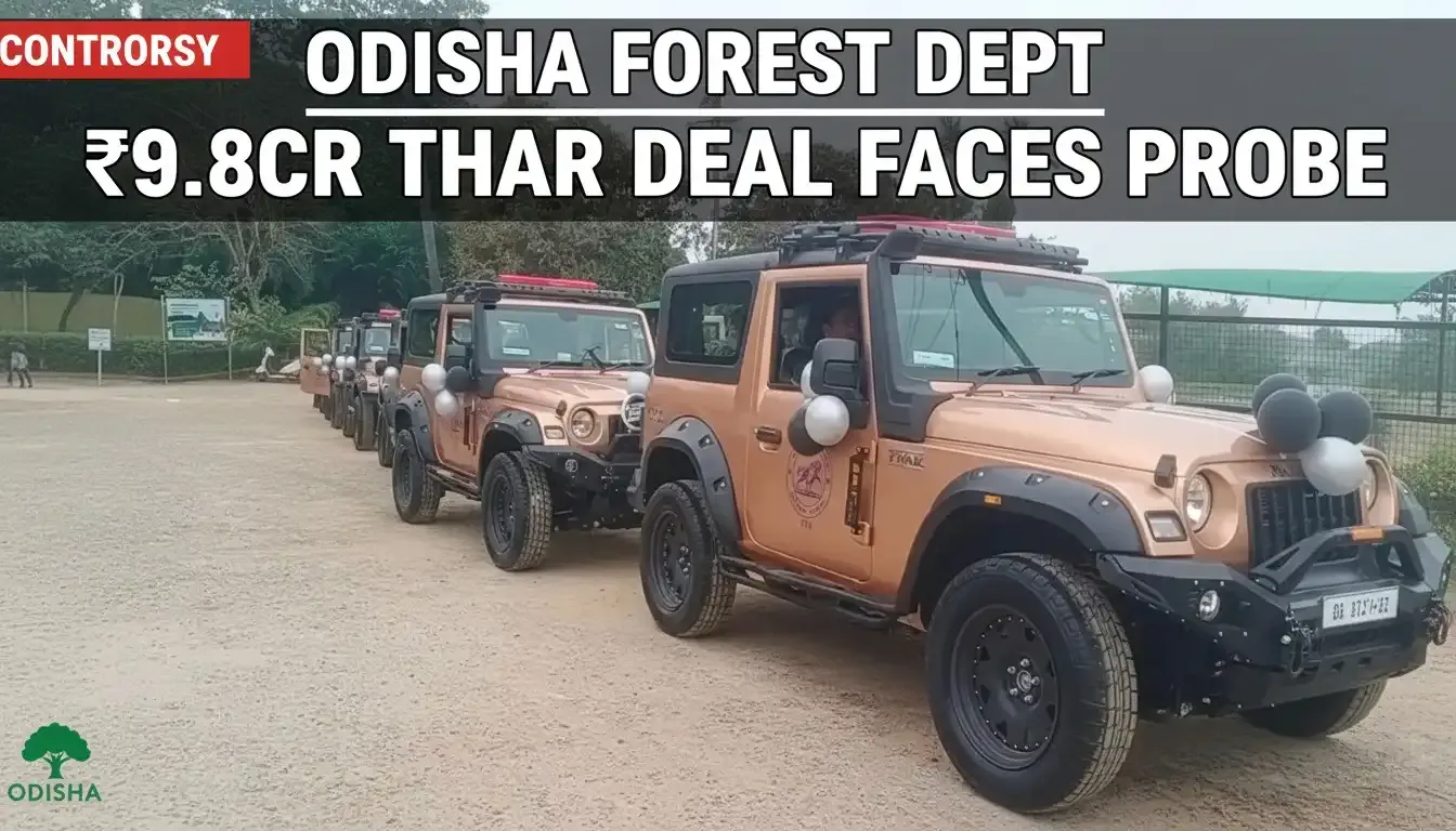 Odisha Forest Department vehicle controversy