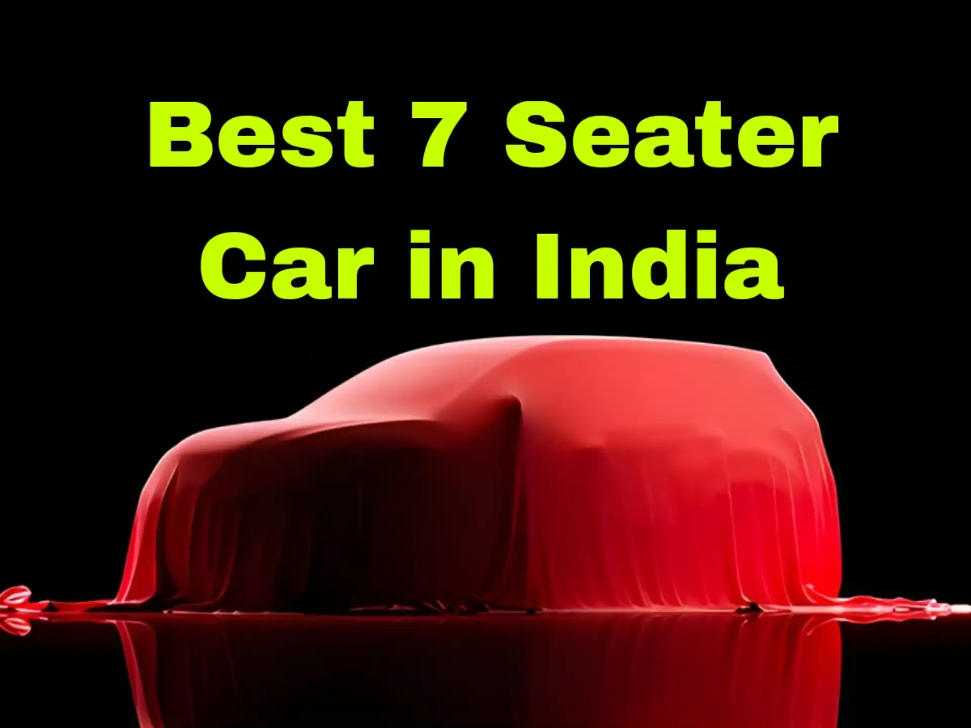 Best selling 7 seater car poster