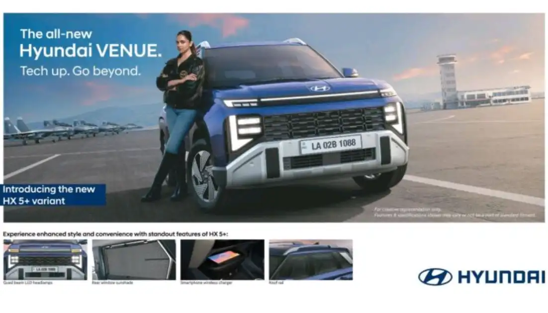 Venue HX5+ quad beam LED headlamps closeup