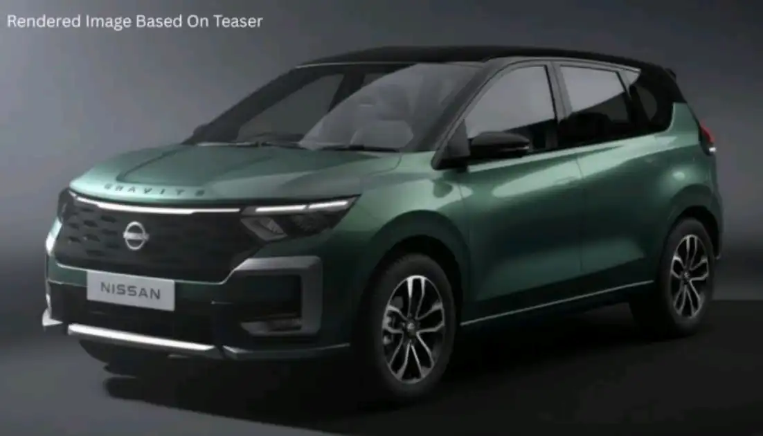 Nissan Gravite front three-quarter view teaser