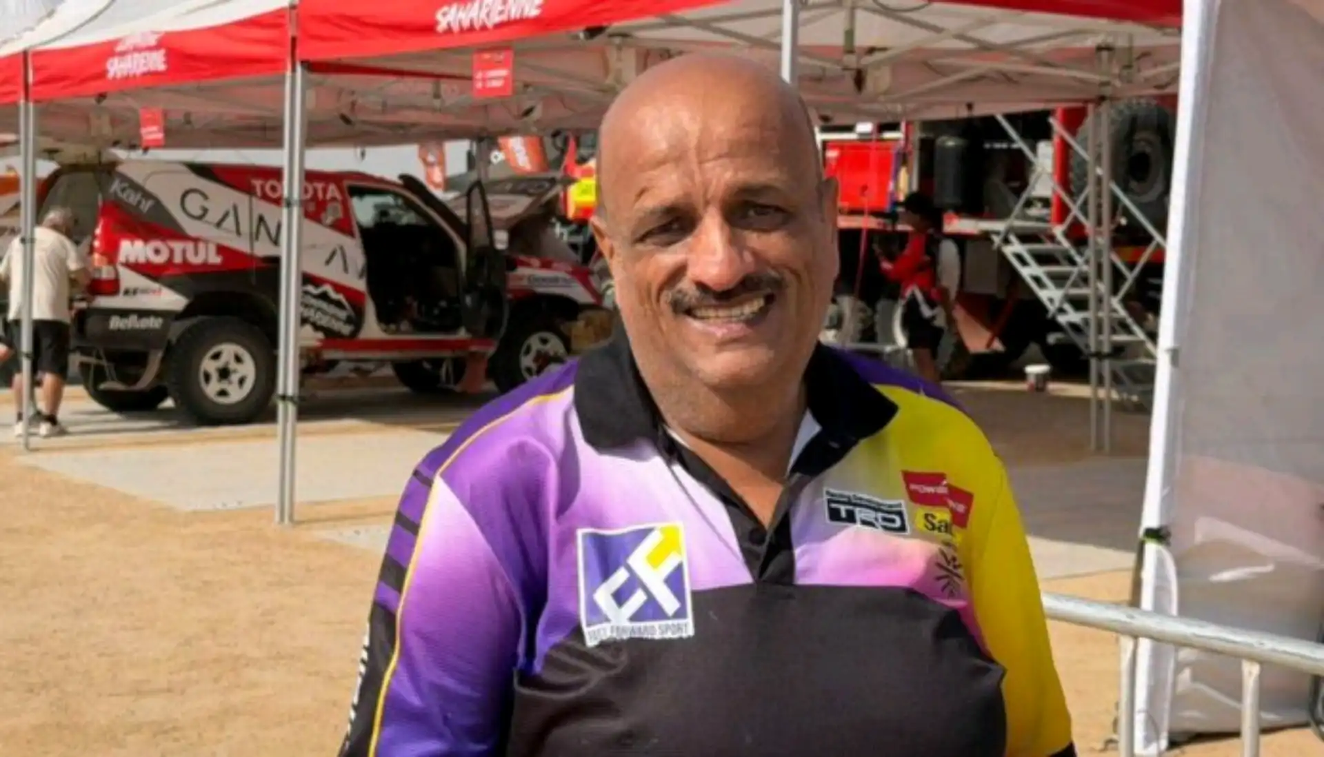 Sanjay Takale competing in Dakar Rally 2026