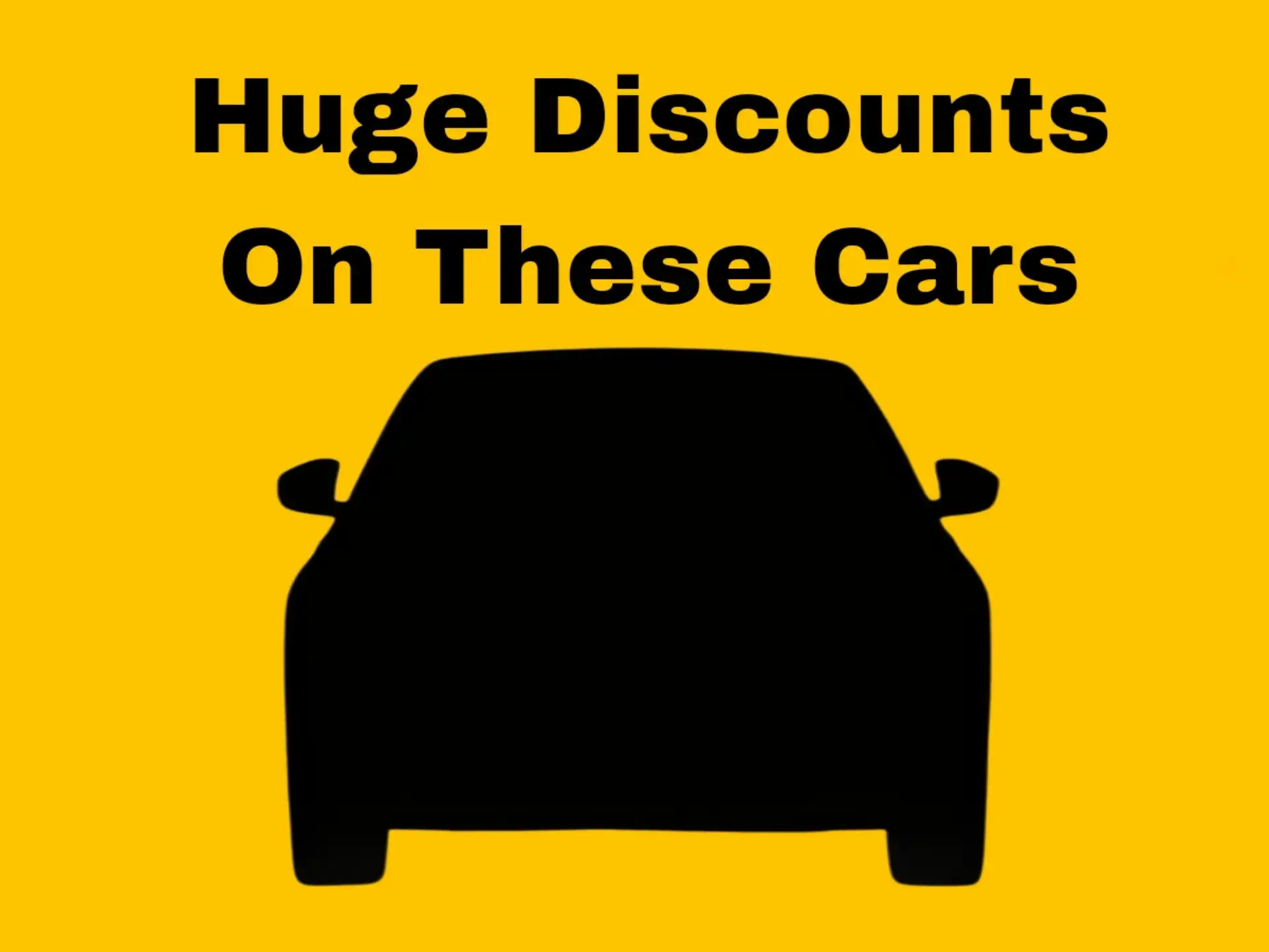 January car discount poster